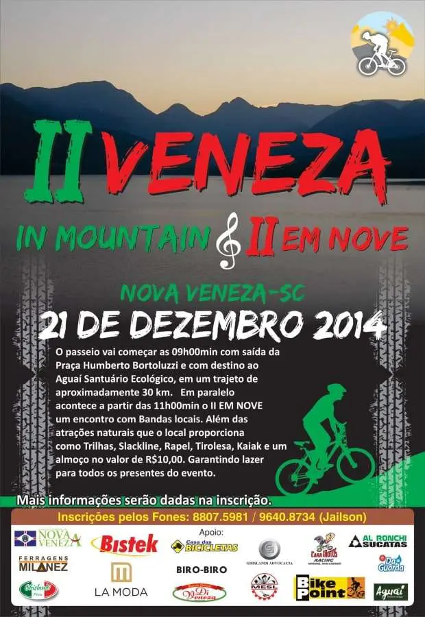 II Veneza in Mountain será no próximo dia 21