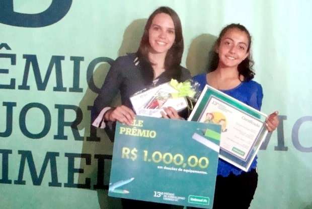 Alunas do Julieta conquistam prêmio de jornalismo da Unimed 1 Alunas do Julieta conquistam prêmio de jornalismo da Unimed