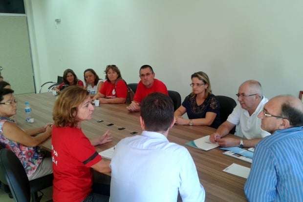Professores protestam em Treviso