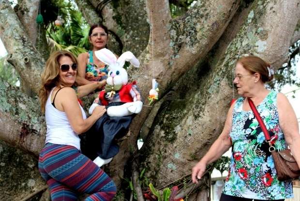 Nova Veneza ganha decoração de Páscoa