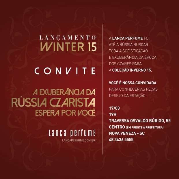 Lança Perfume apresenta nova coleção em Nova Veneza