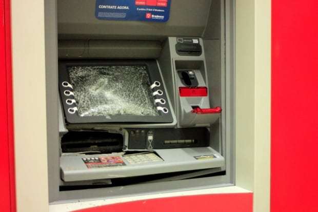 Virou rotina: Caixa eletrônico sofre novo ataque em Nova Veneza 1 Virou rotina: Caixa eletrônico sofre novo ataque em Nova Veneza