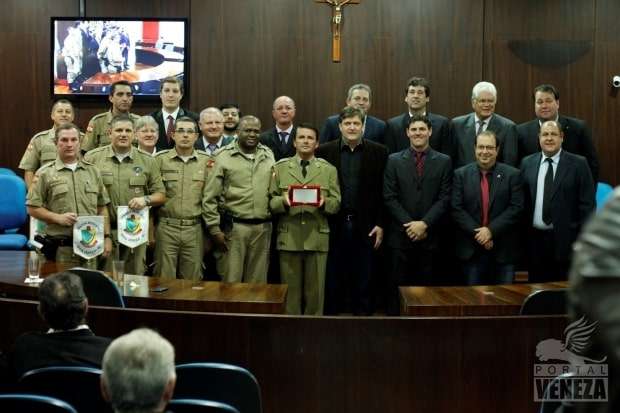 Subtenente Valcir é homenageado pela Câmara de Nova Veneza