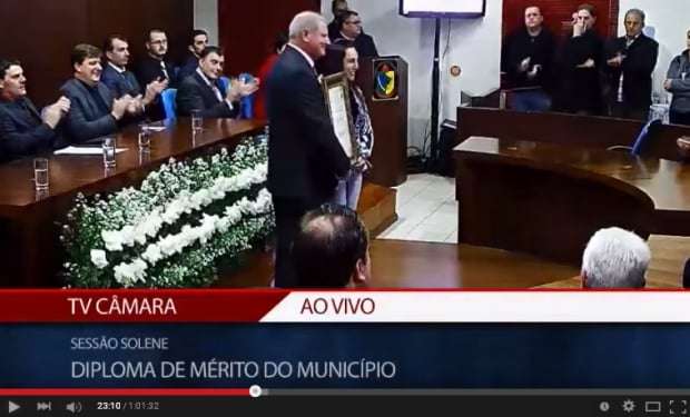 Assista na íntegra a Sessão Solene da Câmara de Vereadores de Nova Veneza 1 Assista na íntegra a Sessão Solene da Câmara de Vereadores de Nova Veneza