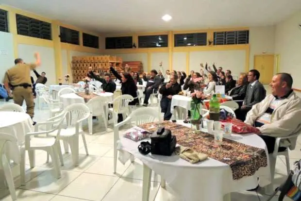 Proerd Pais realiza jantar em Nova Veneza para mobilizar novas famílias