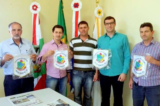 Presidentes da UVEST e ACAMOSC visitam legislativo neoveneziano 1 Presidentes da UVEST e ACAMOSC visitam legislativo neoveneziano