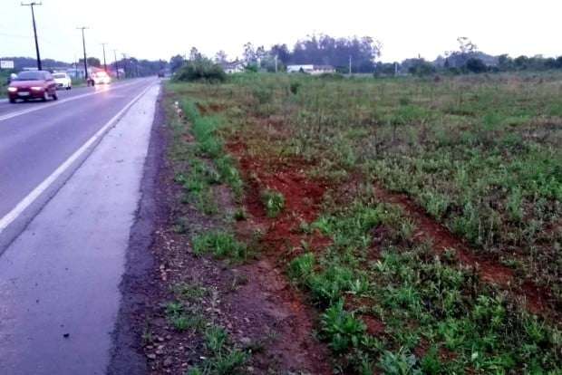 Saída de pista é registrada na rodovia NVA-150