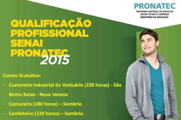 SENAI oferece curso gratuito de costureiro industrial no São Bento Baixo 1 SENAI oferece curso gratuito de costureiro industrial no São Bento Baixo