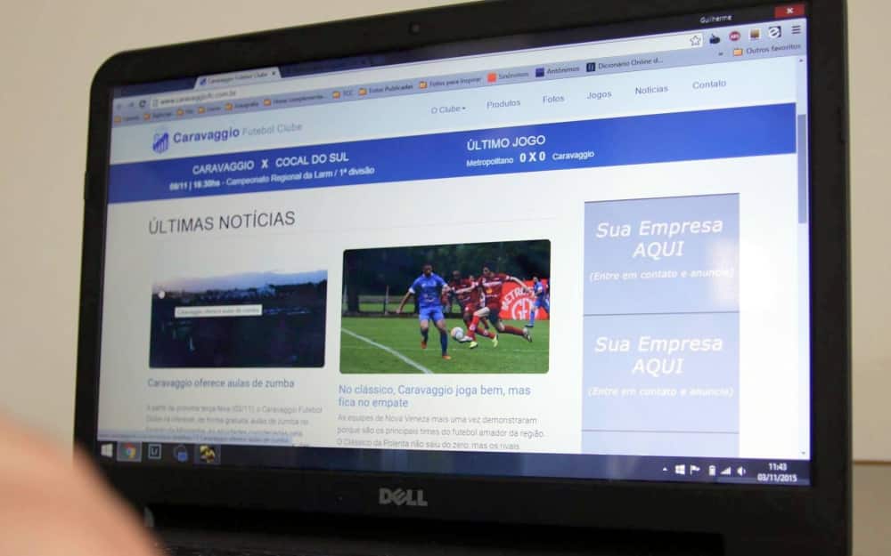 Caravaggio lança site oficial 1 Caravaggio lança site oficial