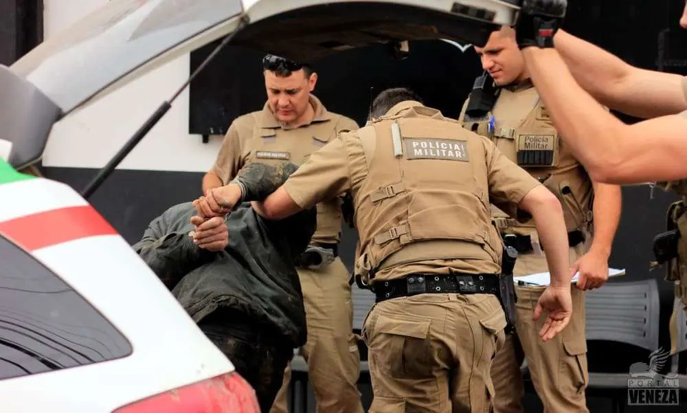 Criminoso de alta periculosidade é preso pela Polícia Militar de Nova Veneza