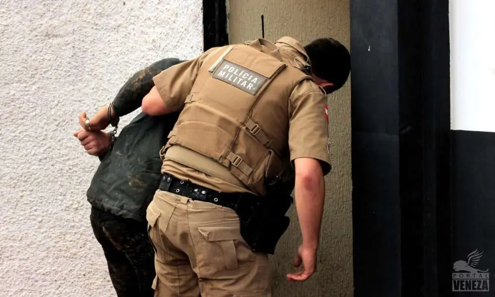 Criminoso de alta periculosidade é preso pela Polícia Militar de Nova Veneza