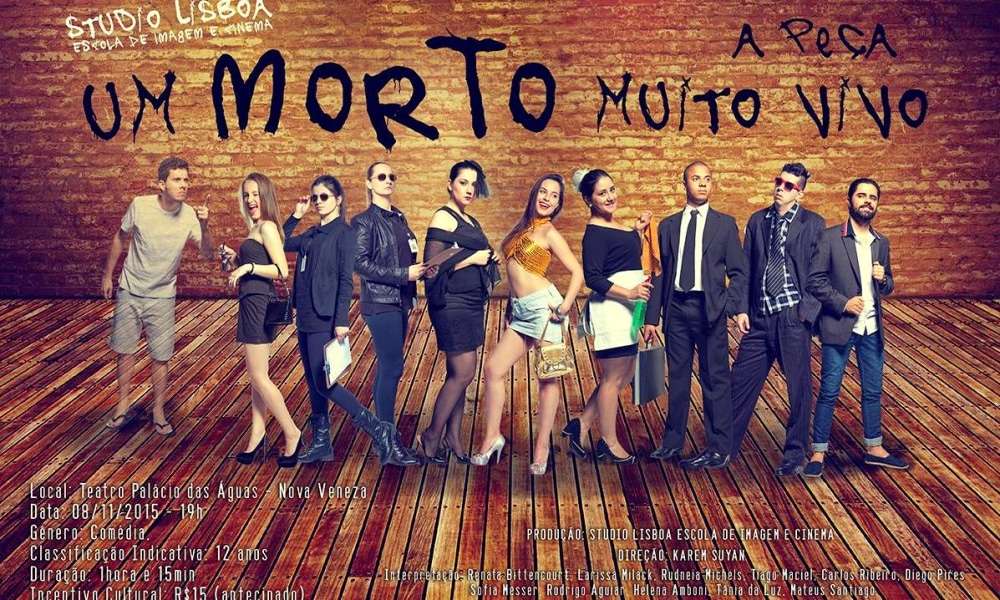 Teatro de Nova Veneza recebe peça teatral no domingo
