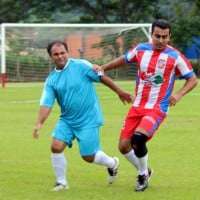 PM de Nova Veneza vence partida amistosa contra time de ex-craques