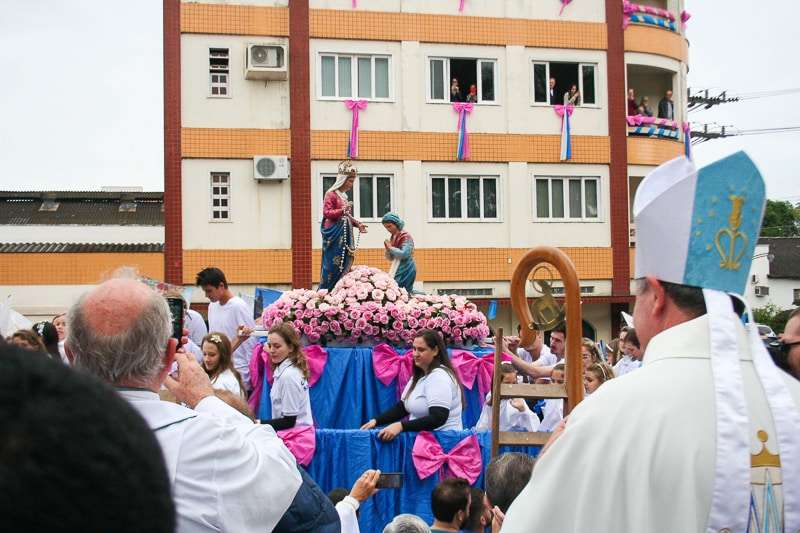 Romaria reúne mais de 60 mil fiéis em Caravaggio