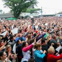 Romaria reúne mais de 60 mil fiéis em Caravaggio