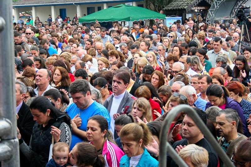 Romaria reúne mais de 60 mil fiéis em Caravaggio