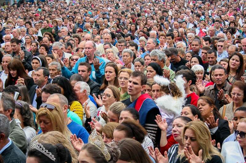 Romaria reúne mais de 60 mil fiéis em Caravaggio