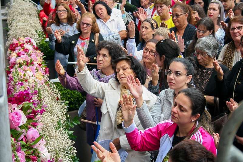 Romaria reúne mais de 60 mil fiéis em Caravaggio