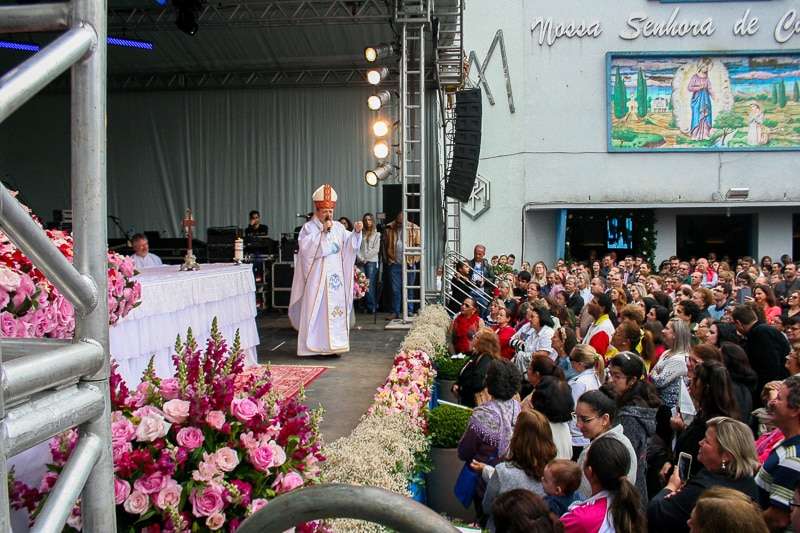 Romaria reúne mais de 60 mil fiéis em Caravaggio