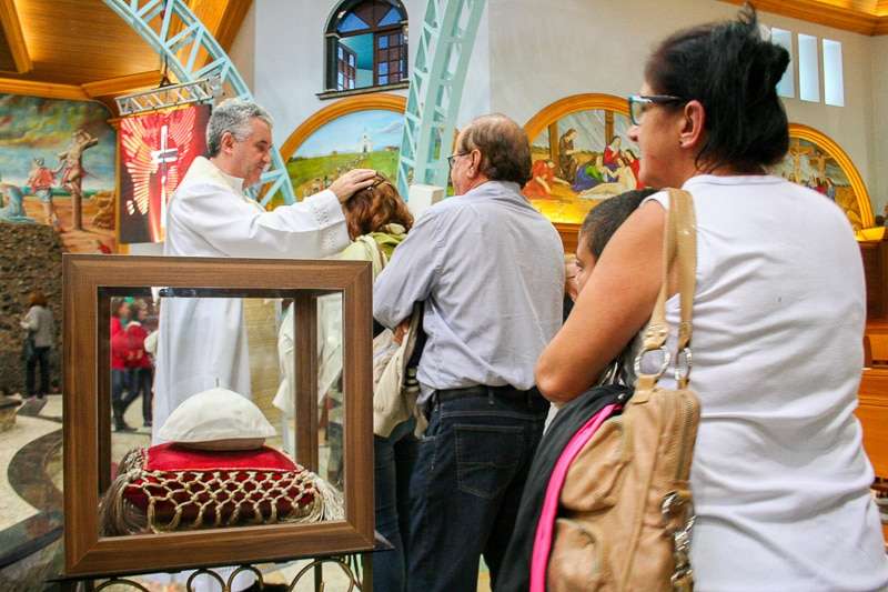 Romaria reúne mais de 60 mil fiéis em Caravaggio