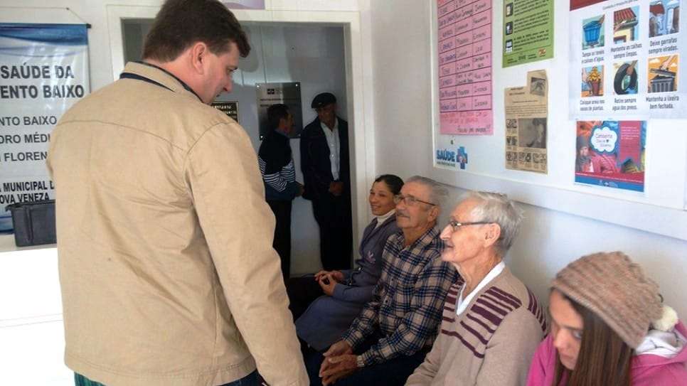 O vice Zé Spillere me informou que Nova Veneza vai receber em breve uma nova ambulância para a secretaria da saúde 3 Prefeito Evandro Gava esteve acompanhando a campanha de vacinação de prevenção a gripe em idosos, gestantes e crianças na rede municipal.