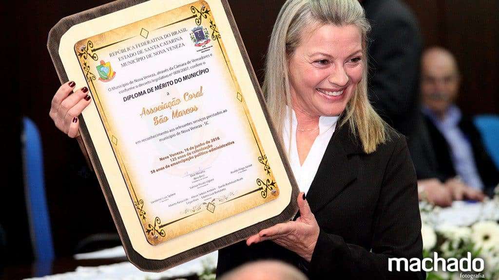 Sessão Solene é dedicada às entidades de Nova Veneza