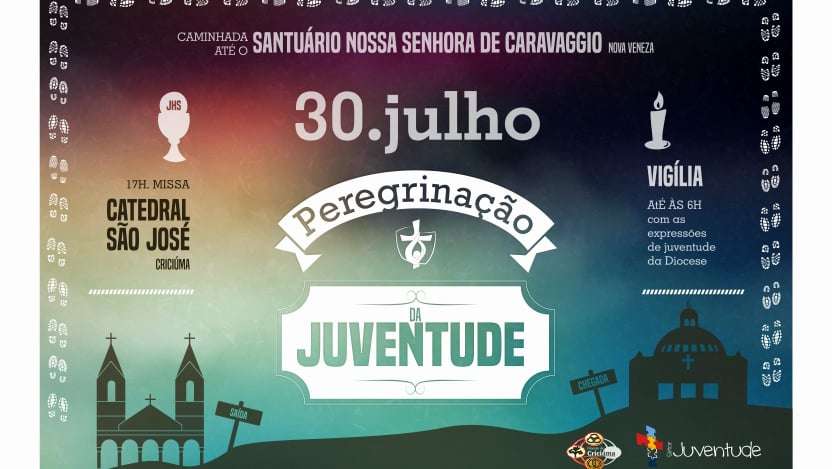 Em sintonia com a JMJ, caminhada e vigília marcam fim de semana de jovens da Diocese de Criciúma 5 Em sintonia com a JMJ, caminhada e vigília marcam fim de semana de jovens da Diocese de Criciúma