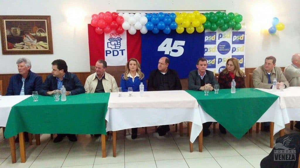 PSDB PSD e PDT realizam convenção para selar coligação