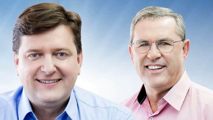 As mulheres vão surpreender nestas eleições 2 O material dos candidatos já estão prontos. Uma destas chapas vai conduzir os rumos do município para o próximo mandato. Evandro Gava e Betão (PP-PMDB-PT), Valtenir de Mattia e Thiago (PSB), e Rogério Frigo e Zé Spillere (PSDB-PSD).