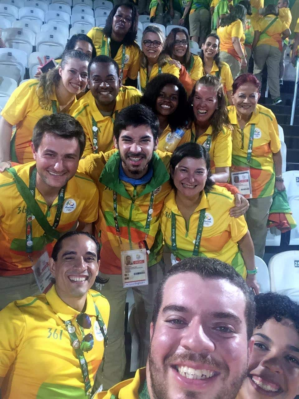 Neoveneziano trabalha como voluntário nas Olimpíadas Rio 2016 e volta emocionado com a experiência 2 Neoveneziano trabalha como voluntário nas Olimpíadas Rio 2016 e volta emocionado com a experiência