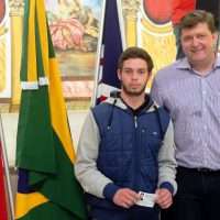 Jovens de Nova Veneza recebem dispensa militar