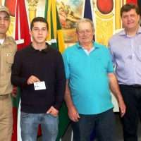 Jovens de Nova Veneza recebem dispensa militar