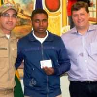 Jovens de Nova Veneza recebem dispensa militar