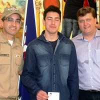 Jovens de Nova Veneza recebem dispensa militar