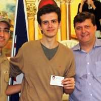Jovens de Nova Veneza recebem dispensa militar