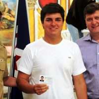 Jovens de Nova Veneza recebem dispensa militar