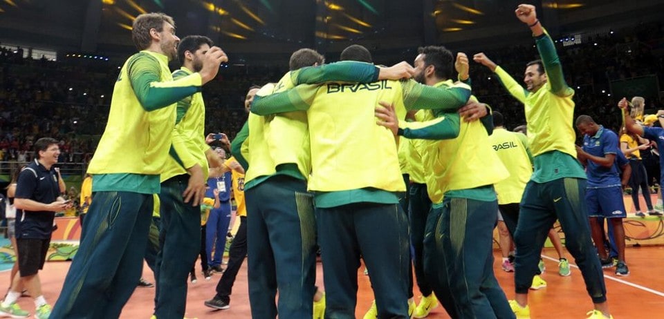 Olimpíadas do Rio de Janeiro 3 volei Brasil