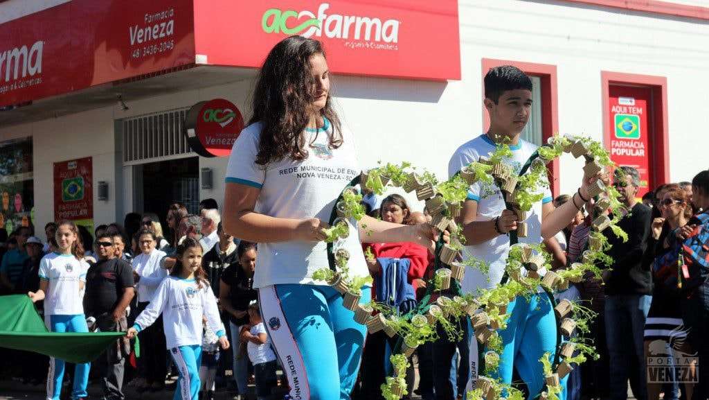 Nova Veneza comemora Dia da Independência com grande desfile