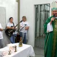 Bispo Diocesano preside missa pela primeira vez na Penitenciária Sul 7 Bispo Diocesano preside missa pela primeira vez na Penitenciária Sul
