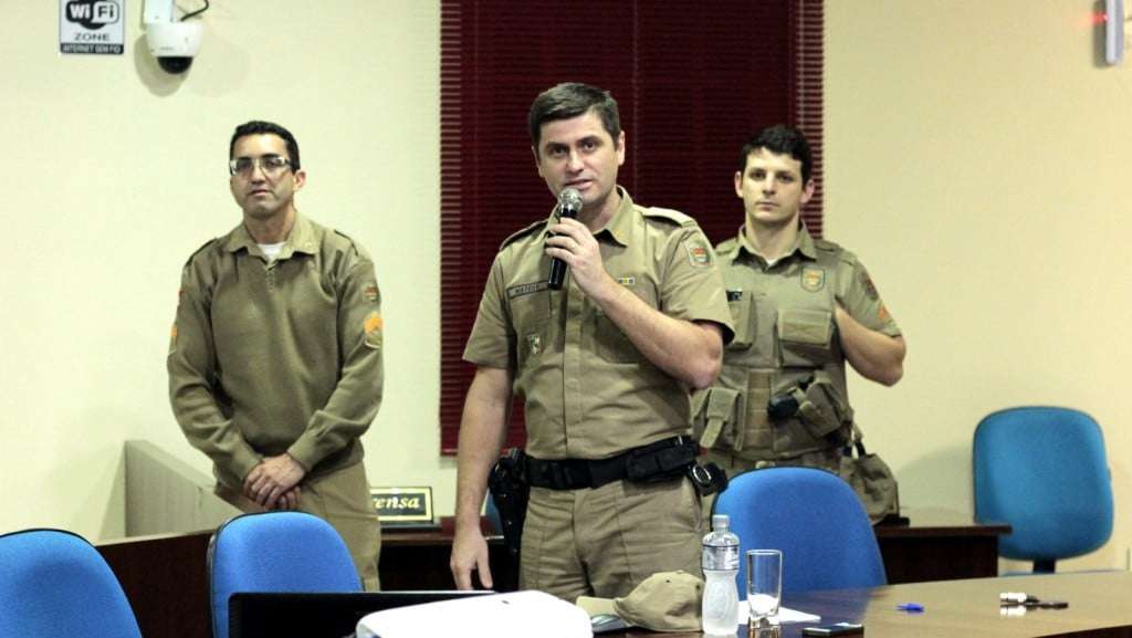 Polícia Militar e especialista em educação no trânsito palestram para trilheiros em Nova Veneza 2 Polícia Militar e especialista em educação no trânsito palestram para trilheiros em Nova Veneza