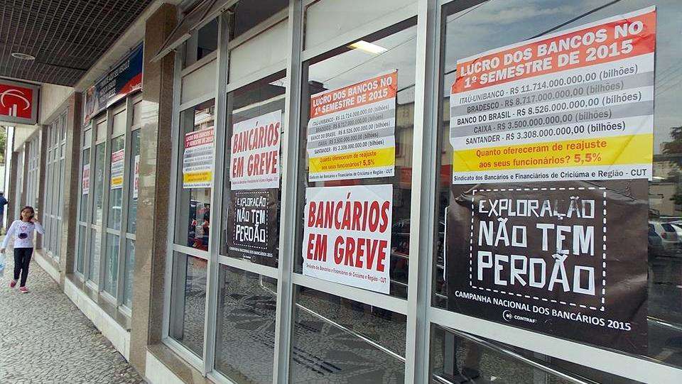 Greve dos Bancários começa quinta-feira em Nova Veneza e Região