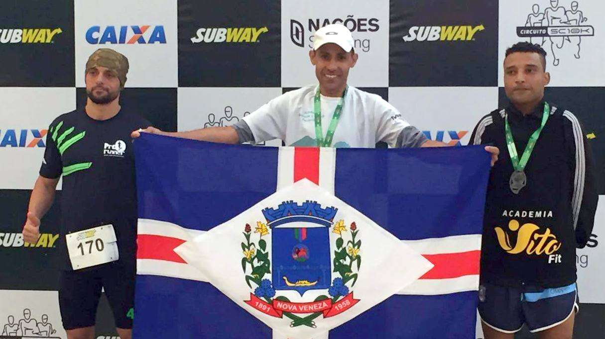 Atleta de Nova Veneza é um dos primeiros no Circuito SC10k de Corrida de Rua em Criciúma