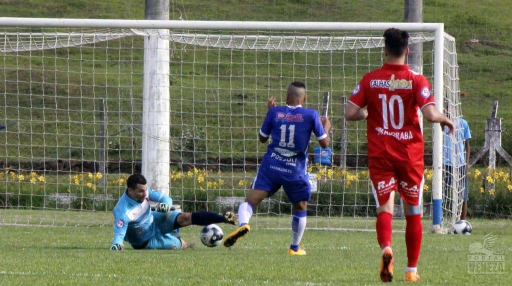 Em jogo morno, Caravaggio vence primeira no Estadual não profissional 4 Em jogo morno, Caravaggio vence primeira no Estadual não profissional