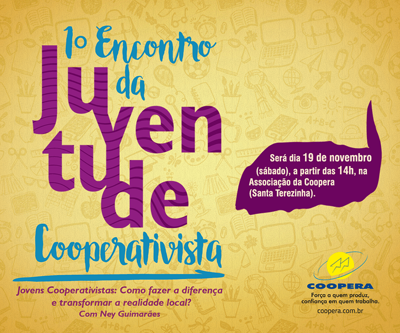 Coopera promove sábado o 1º Encontro da Juventude Cooperativista