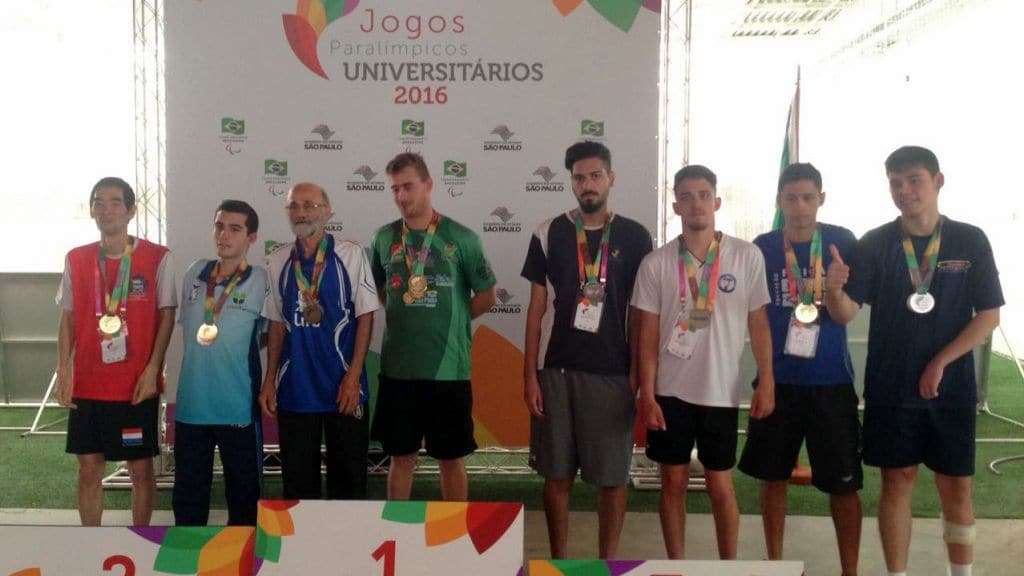 Unesc sobe ao pódio do Campeonato Brasileiro Universitário Paraolímpico