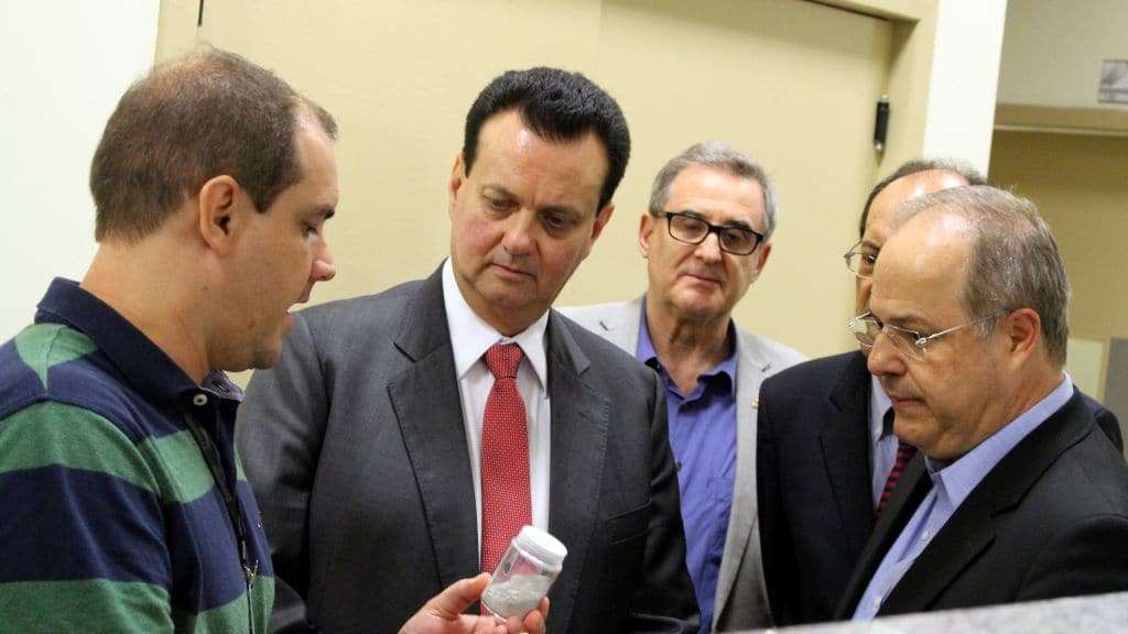 Ministro conhece projeto de Captura de CO² da Satc 3 Ministro conhece projeto de Captura de CO² da Satc