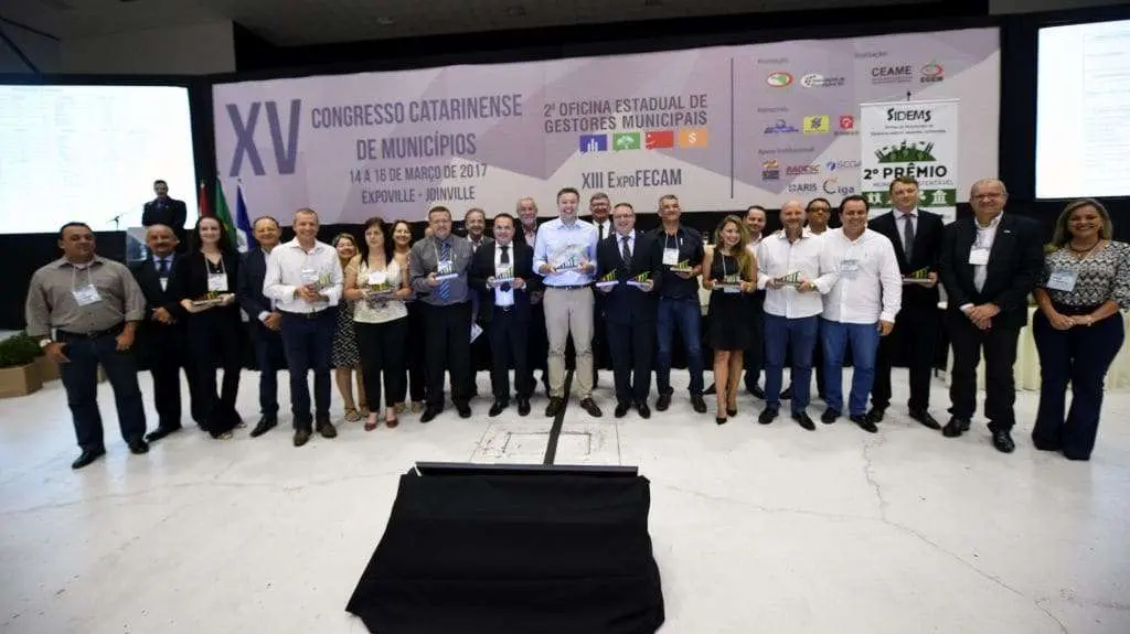 Treviso é premiado no 2º Prêmio Município Sustentável entregue pela FECAM