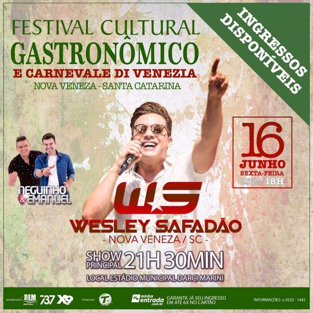 Wesley Safadão na “Festa da Veneza”? 2 Wesley Safadão na “Festa da Veneza”?