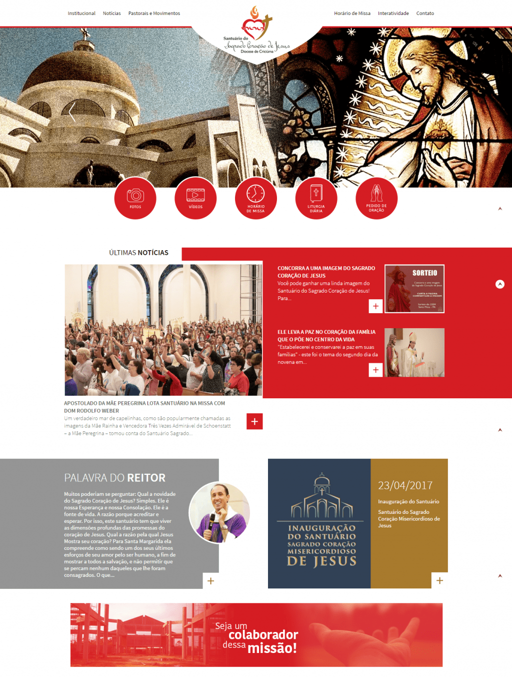 Santuário do Sagrado Coração de Jesus entra na plataforma online 1 Santuário do Sagrado Coração de Jesus entra na plataforma online