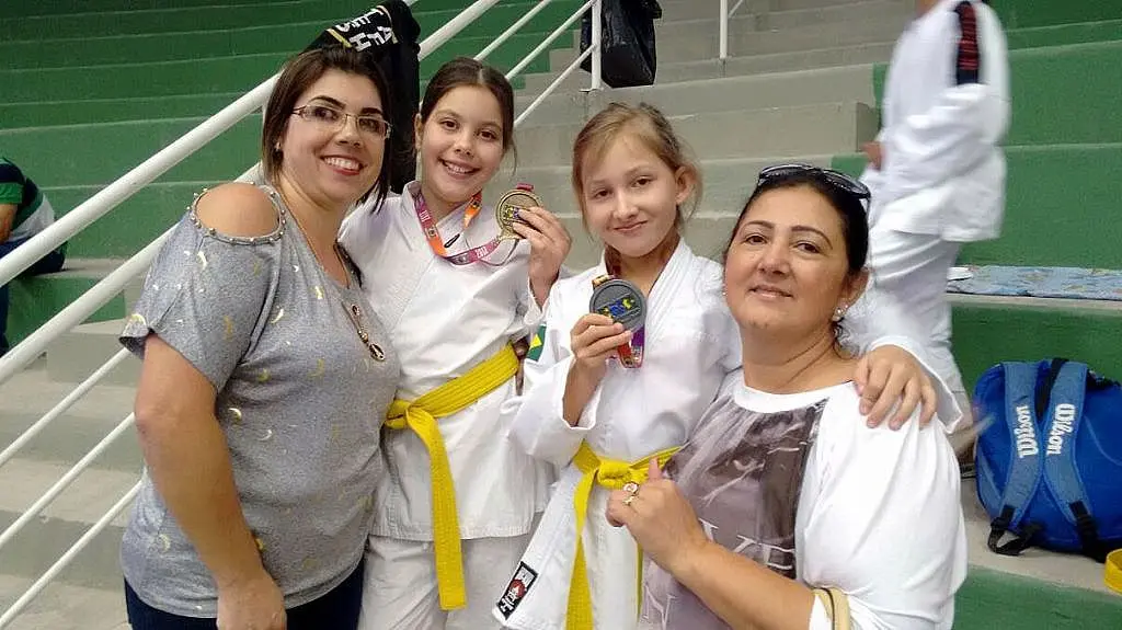 Caratecas de Nova Veneza conquistam medalhas em São Paulo